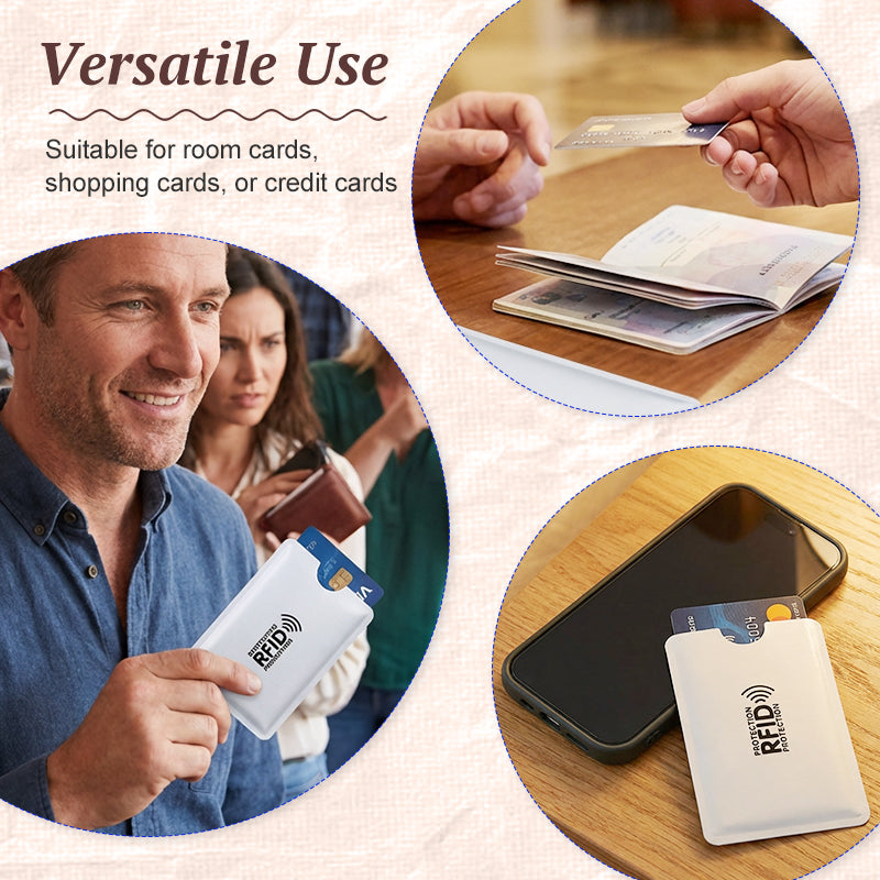 💳🔒 PROMO Étuis anti-RFID pour cartes bancaires protection contre le piratage ✨
