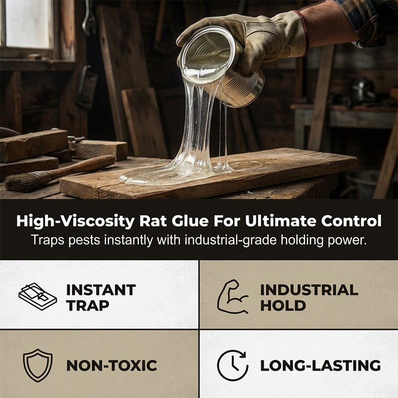 ⏰50 % DE RÉDUCTION MAINTENANT !💨Colle haute viscosité pour souris et rats