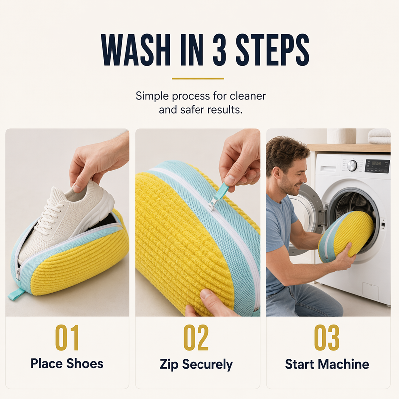 Sac pour machine à laver à chaussures