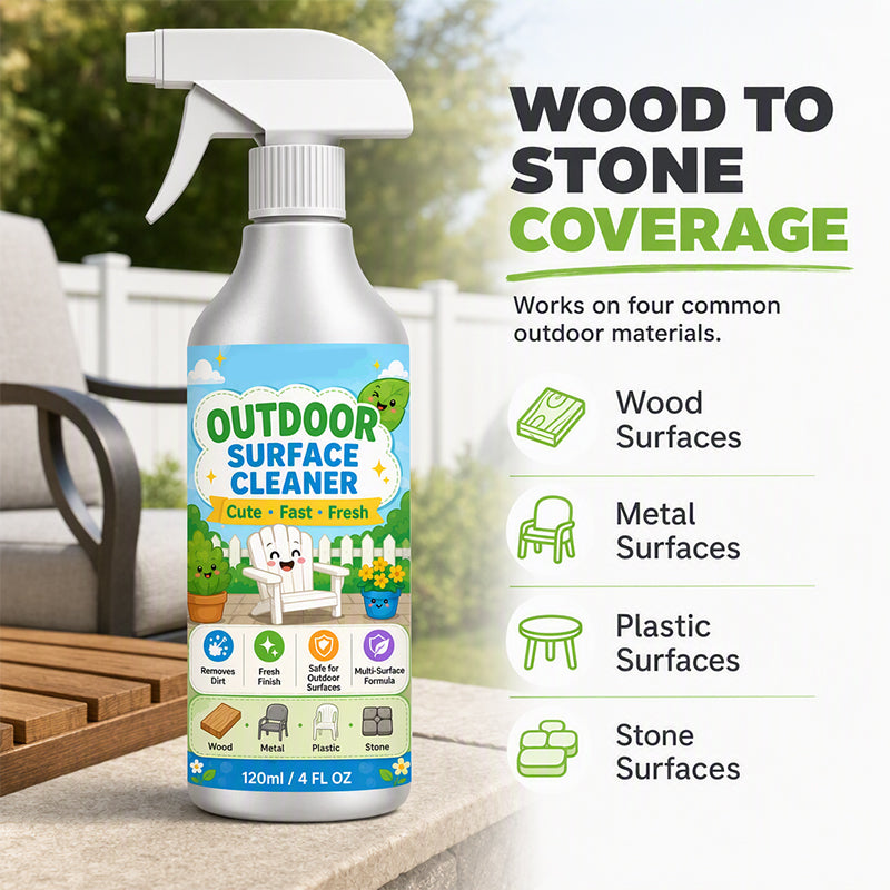 🏠 Nettoyant Multi-Surfaces pour Terrasse – Élimine la Mousse, la Saleté & les Taches – Idéal pour Pierre, Bois & Carrelage en Extérieur 🌿