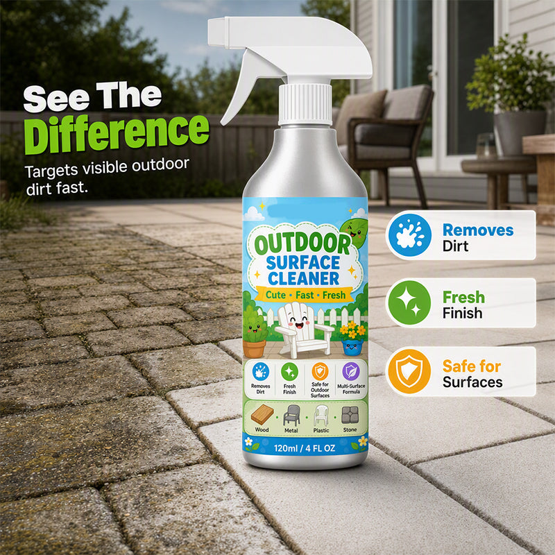 🏠 Nettoyant Multi-Surfaces pour Terrasse – Élimine la Mousse, la Saleté & les Taches – Idéal pour Pierre, Bois & Carrelage en Extérieur 🌿