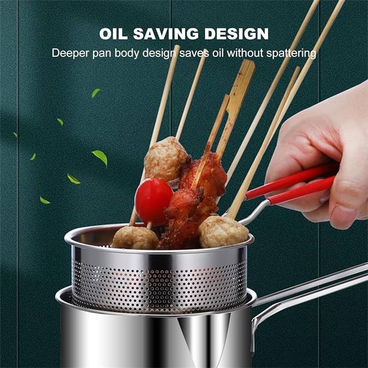 Friteuse à Ingrédients avec Filtre à Bande en Acier Inoxydable 304 (Liquidation)