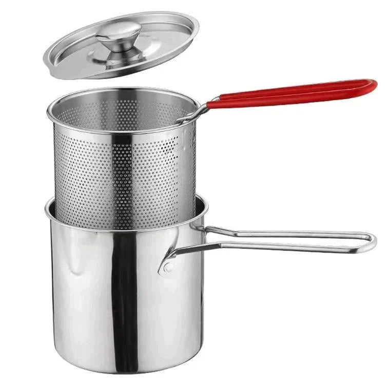 Friteuse à Ingrédients avec Filtre à Bande en Acier Inoxydable 304 (Liquidation)