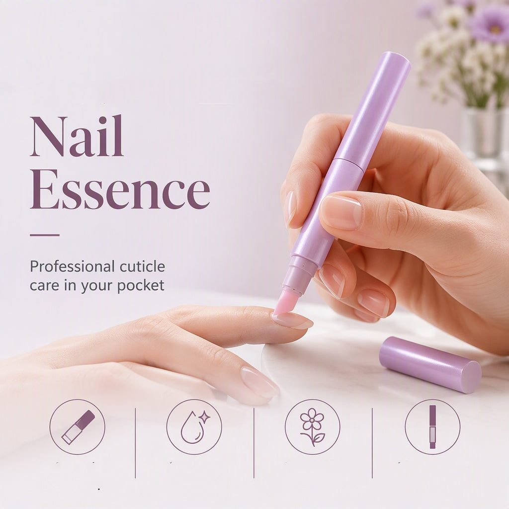 Stylo à Huile pour Ongles – Embout Applicateur de Précision, Formule Hydratante & Design Portable for des Cuticules Nourries et Élégantes ✨