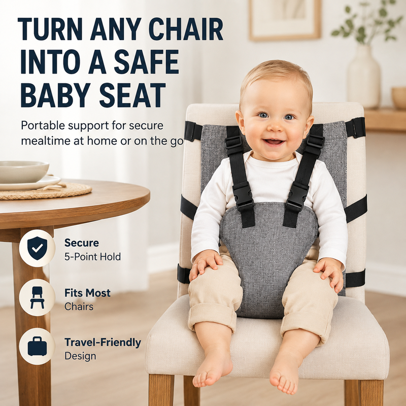 👶 Harnais de sécurité portable pour chaise haute bébé