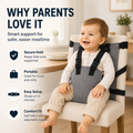 👶 Harnais de sécurité portable pour chaise haute bébé