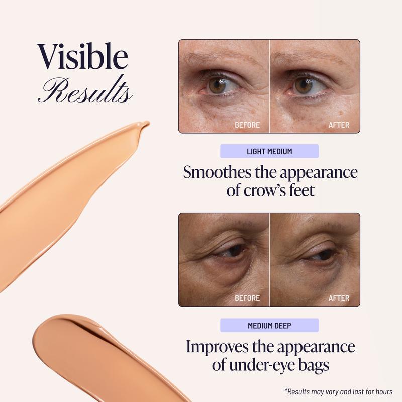 Kit de maquillage pour les yeux « 60 secondes » – Gel teinté raffermissant pour les poches et les cernes