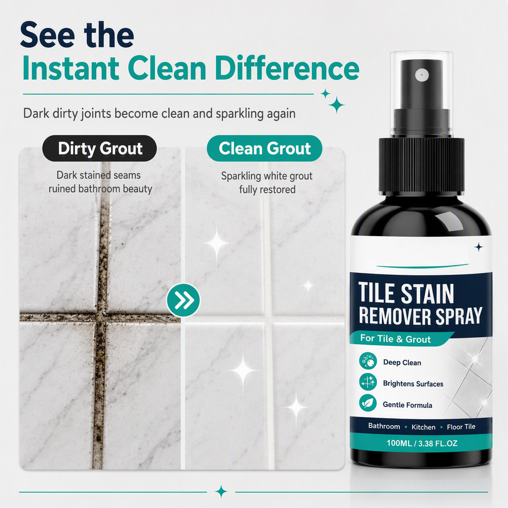 Spray détachant et anti-moisissures pour joints