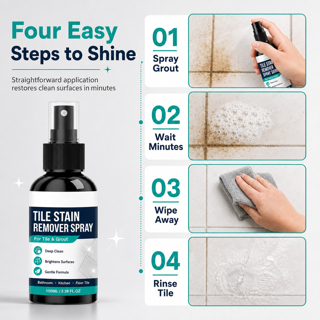 Spray détachant et anti-moisissures pour joints