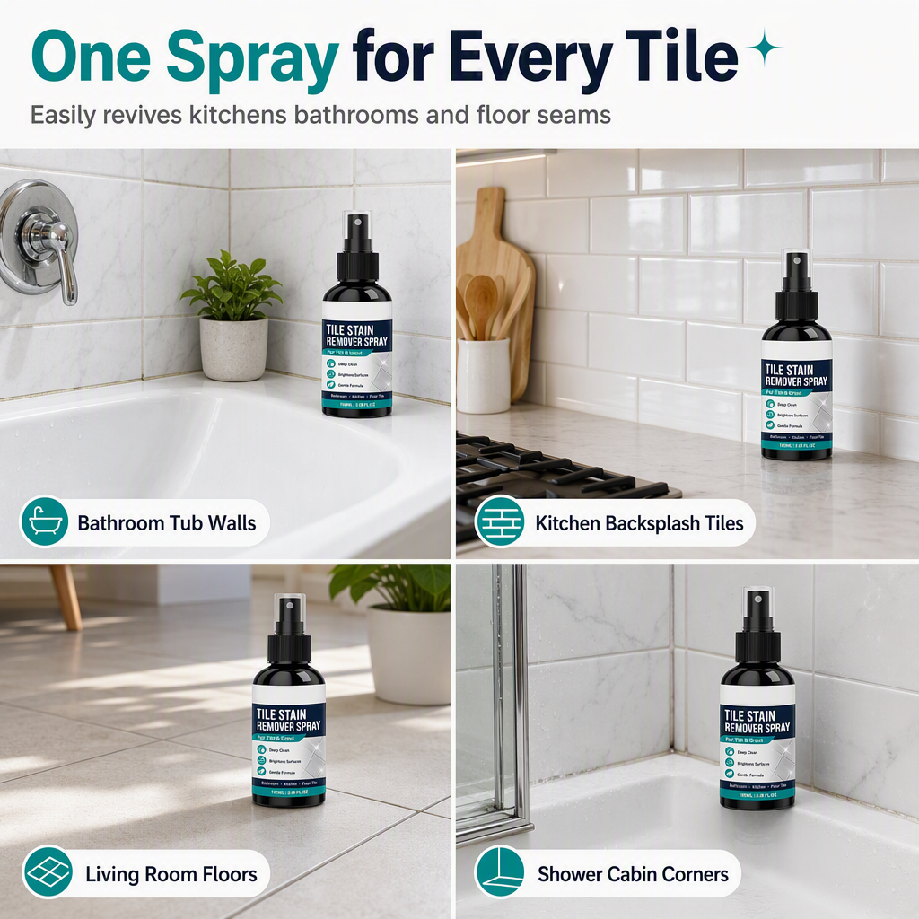 Spray détachant et anti-moisissures pour joints