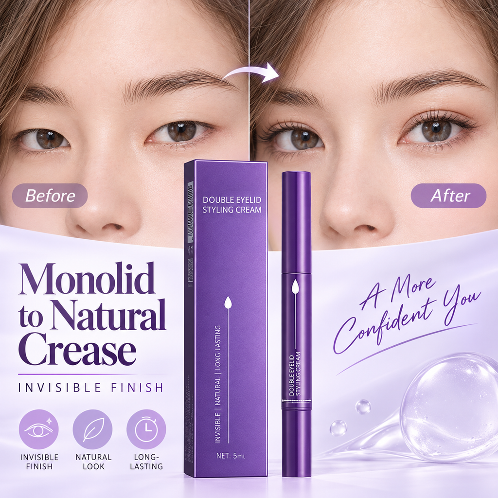 Stylo crème invisible pour paupières doubles