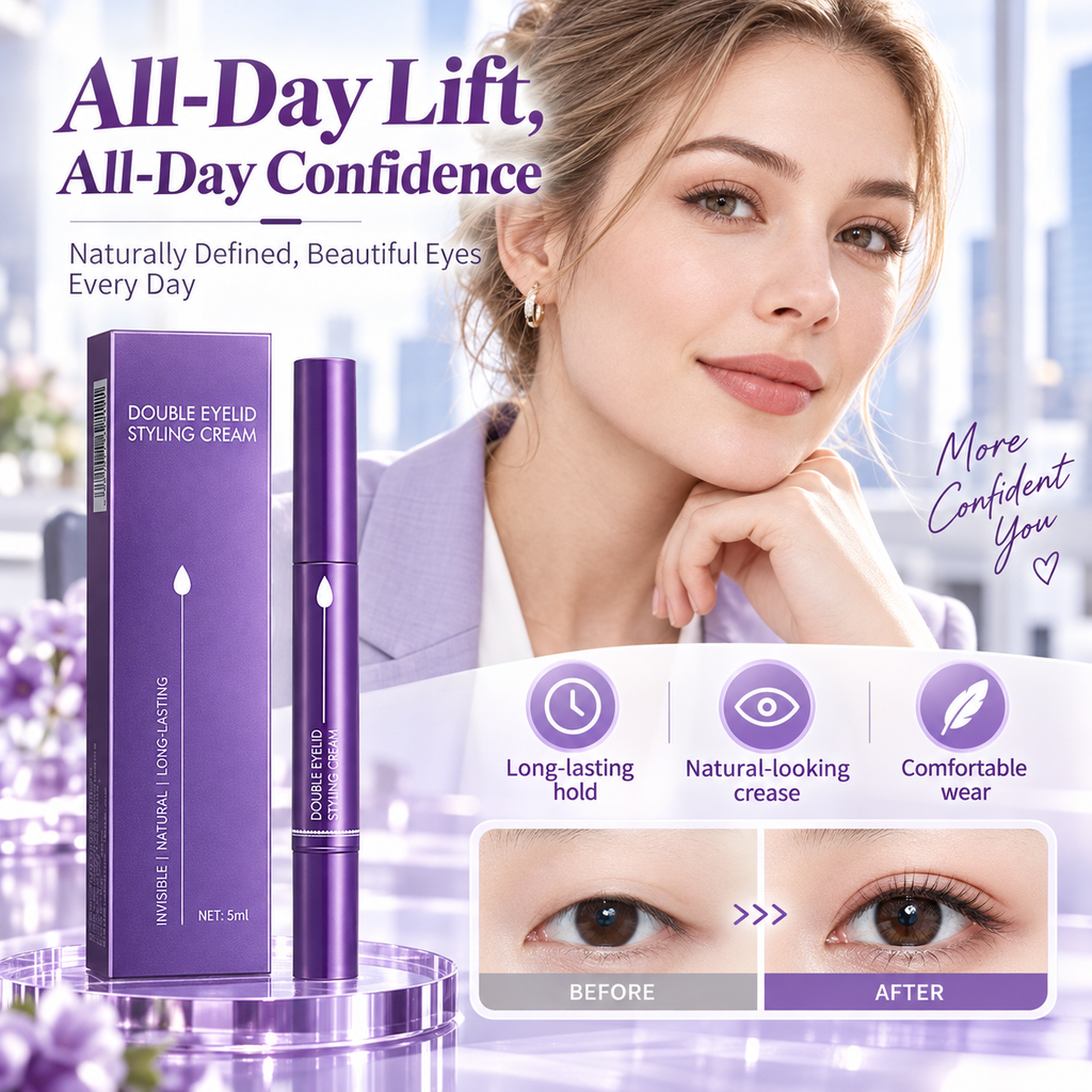 Stylo crème invisible pour paupières doubles