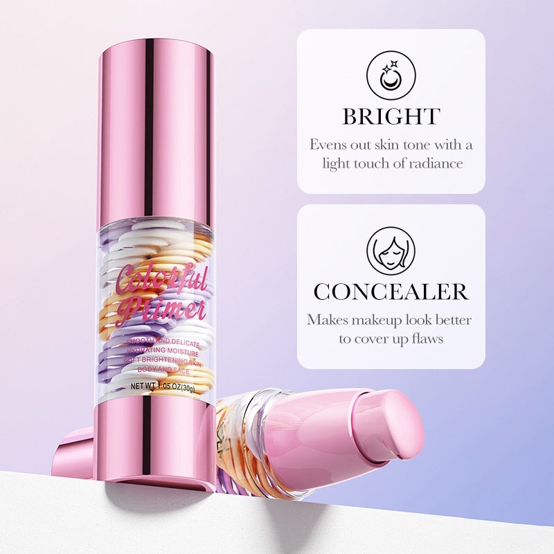 Base multifonctionnelle 3-en-1 pour le visage, à appliquer avant le maquillage