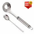 Cuillère à boulettes en acier inoxydable 304