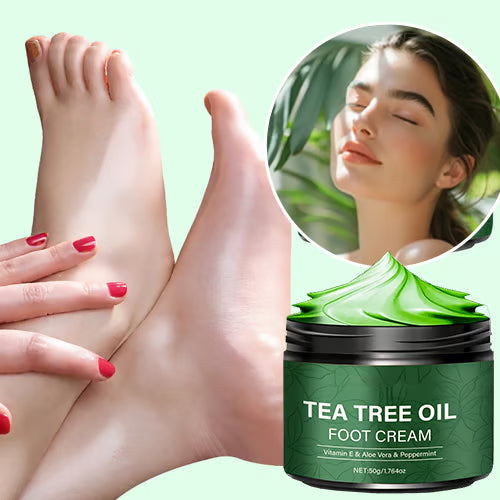 Crème pour les pieds à l'huile d'arbre à thé 🌿