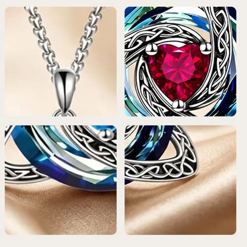 Collier Celtique aux Pierres Symboliques 🌿